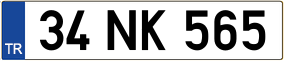 Truck License Plate